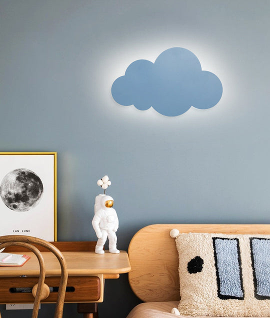 Colorful Cloud Macaroon Wall Light - Bedroom Acrylic Shade Lamp