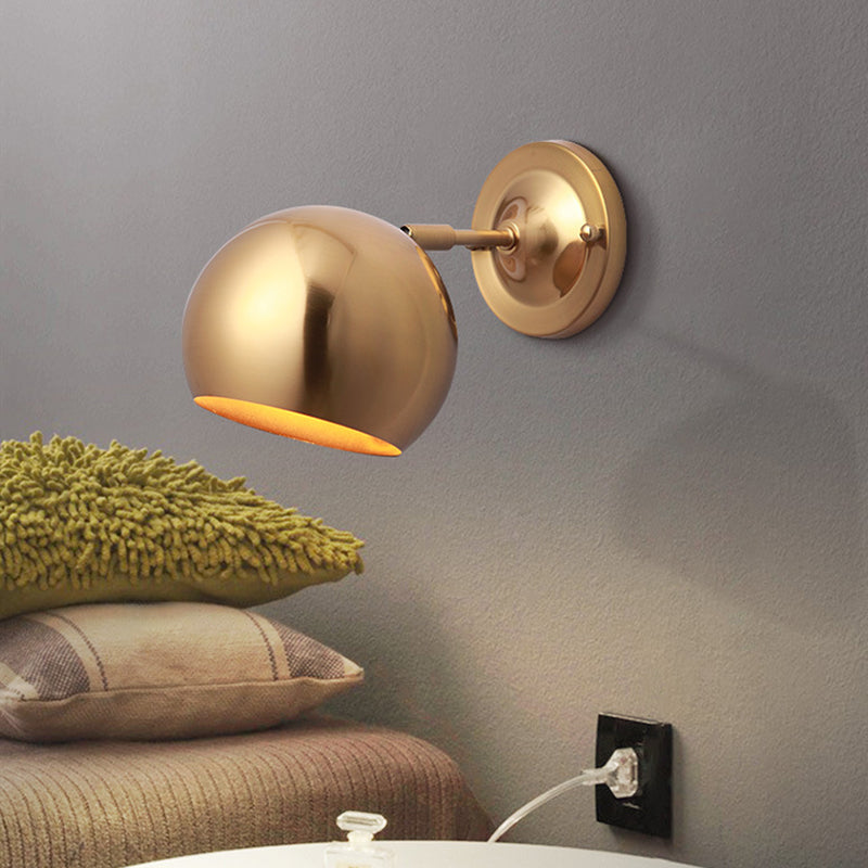 Postmodern Personality Wall Mounted Metal Light For Bedroom