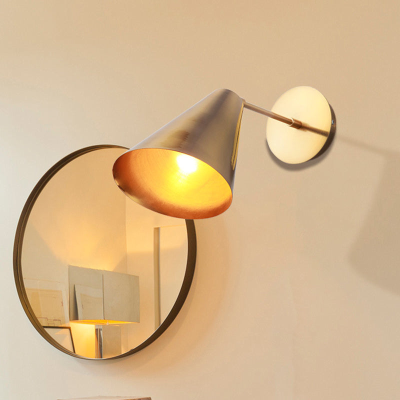 Postmodern Personality Wall Mounted Metal Light For Bedroom