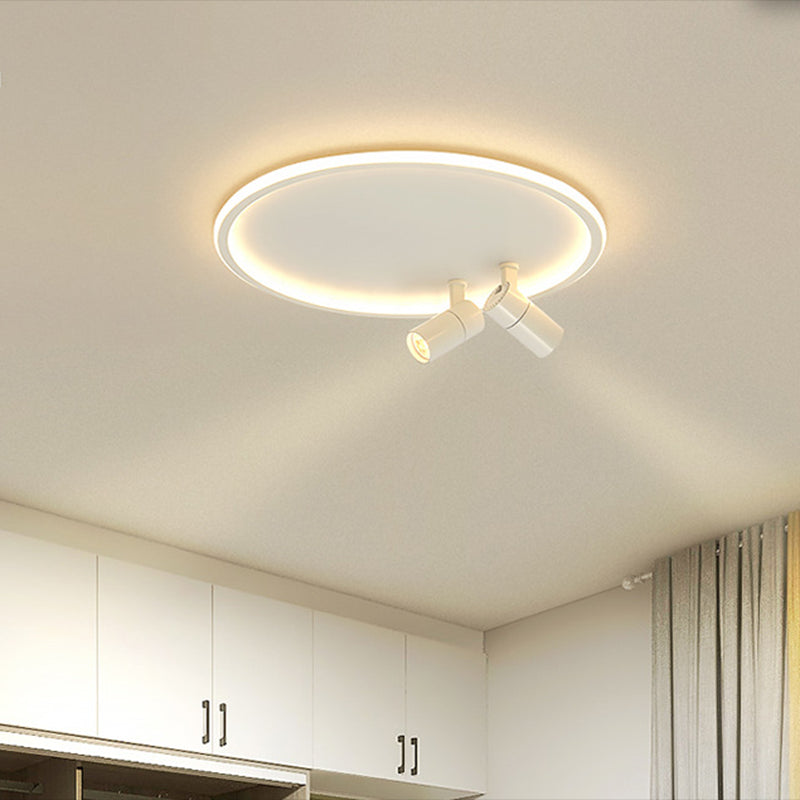 Modern Led Ceiling Light With Nordic Acrylic Design - Perfect For Study Rooms White / 16