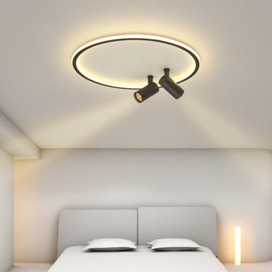 Modern Led Ceiling Light With Nordic Acrylic Design - Perfect For Study Rooms