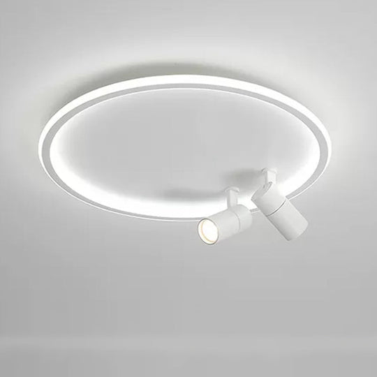 Modern Led Ceiling Light With Nordic Acrylic Design - Perfect For Study Rooms