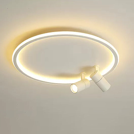 Modern Led Ceiling Light With Nordic Acrylic Design - Perfect For Study Rooms