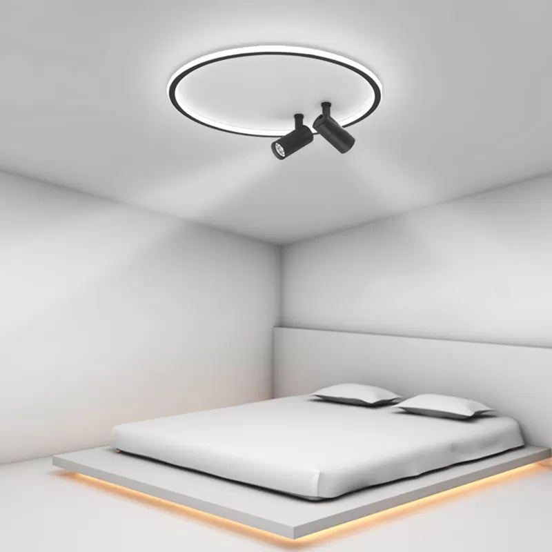 Modern Led Ceiling Light With Nordic Acrylic Design - Perfect For Study Rooms