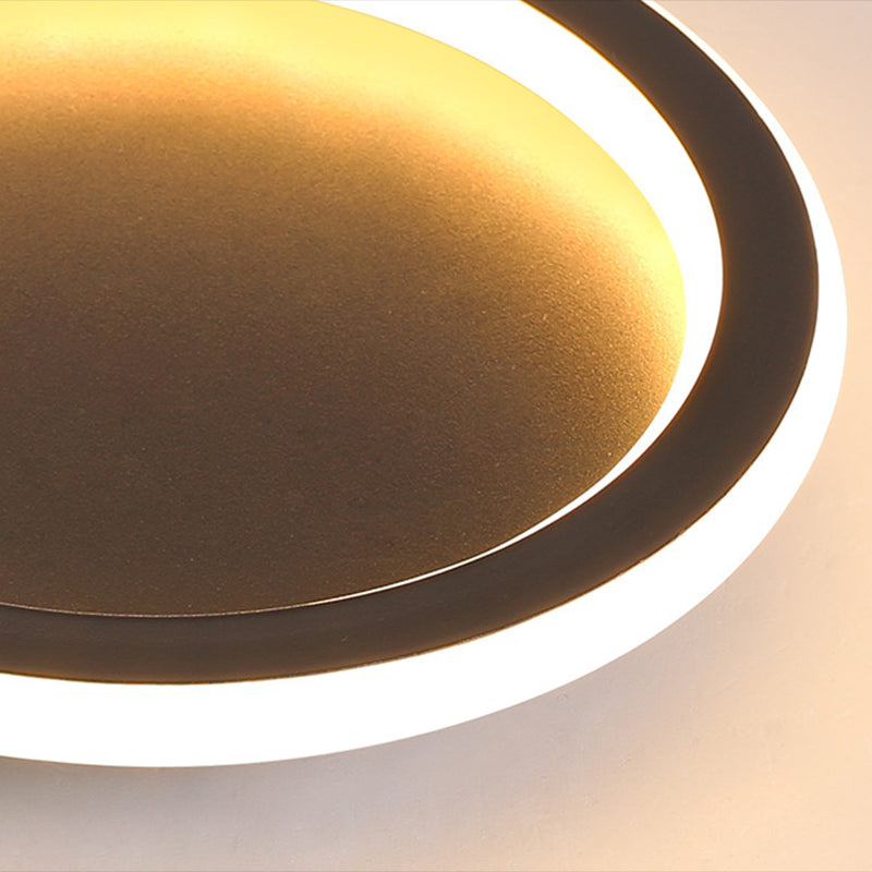 Modern Metal Geometric Led Ceiling Light Fixture | Flush Mount