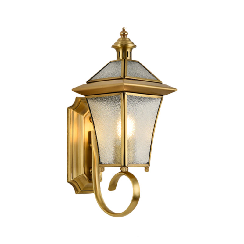 Birdcage Metal Wall Sconce - Traditional Brass Foyer Light Fixture (14/15 H 1 Bulb)