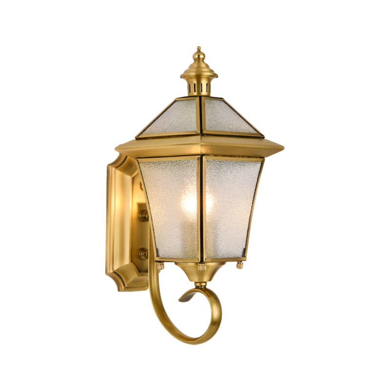 Birdcage Metal Wall Sconce - Traditional Brass Foyer Light Fixture (14/15 H 1 Bulb)