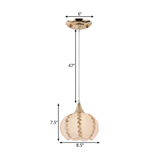 White Hanging Pendant Lamp For Dining Room - Traditional Plastic Dome/Drum/Wide Flare Suspension 1