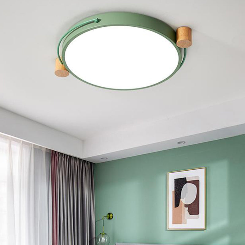 Minimalist Oval LED Ceiling Mount Light in 3 Colors, 3 Lengths - Perfect for Bedrooms!