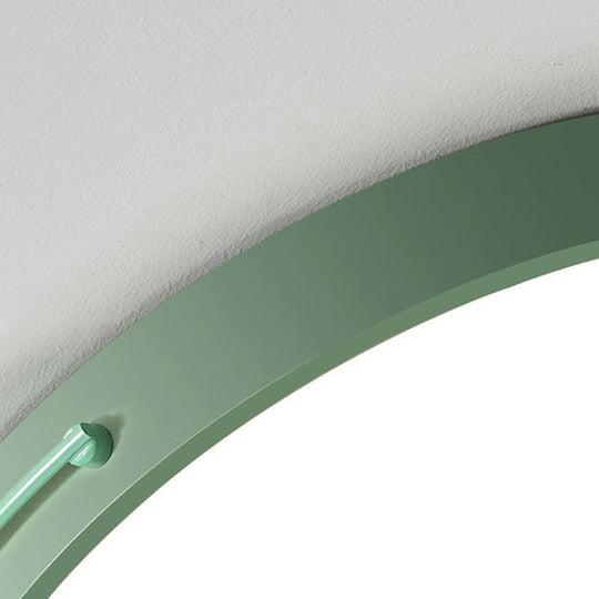 Minimalist Oval LED Ceiling Mount Light in 3 Colors, 3 Lengths - Perfect for Bedrooms!