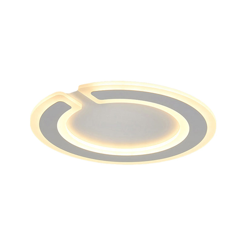 16.5"/20.5" Dia Round Ceiling Lamp - Simple & Elegant LED Flushmount Lighting in Warm/White/Natural Light