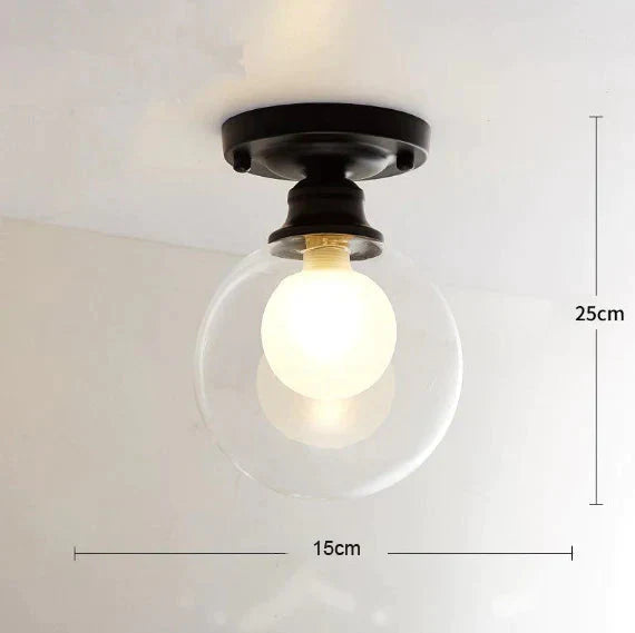 Modern Minimalist Glass Bulb Lamp Ceiling