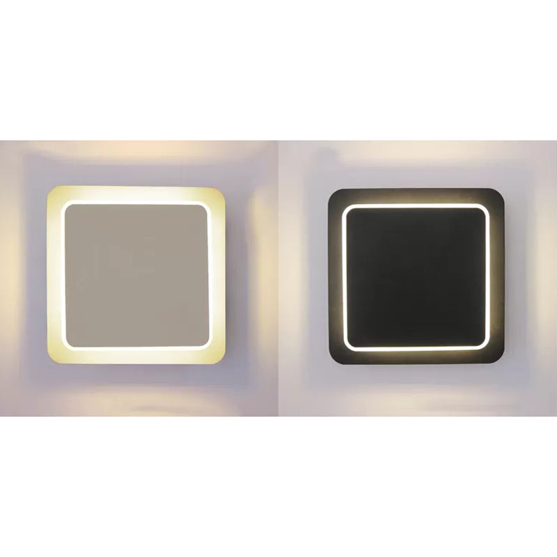 Square Acrylic Led Wall Light For Modern Stair And Dining Room