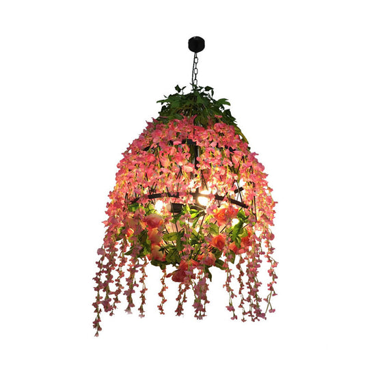 Alfard - Pink Floral Chandelier Pendant Light