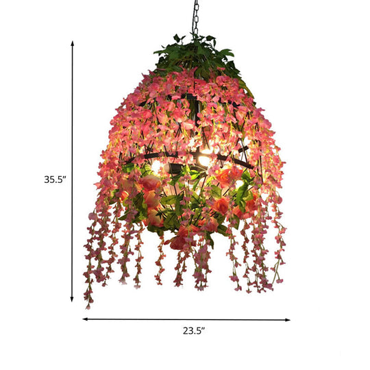 Alfard - Pink Floral Chandelier Pendant Light