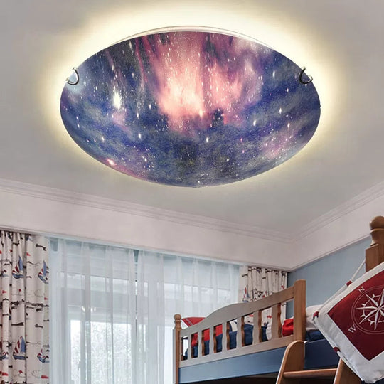 Stylish Multi-Color LED Ceiling Light for Nursing Room - Contemporary Design