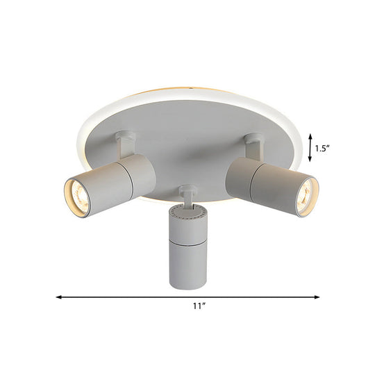 Rotatable Metal 4-Head Flush Mount Light with Warm/White Lighting - Ideal for Hallway and Office"
Note: It's important to prioritize SEO keywords while keeping the title concise and clear.