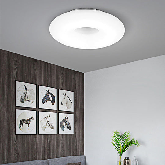 Modern Flush Ceiling Light: Circle/Square Acrylic LED Lamp for Porch and Bathroom