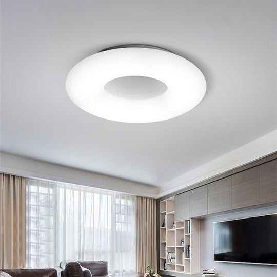 Modern Flush Ceiling Light: Circle/Square Acrylic LED Lamp for Porch and Bathroom