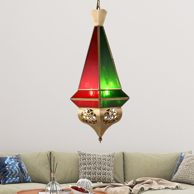 Arab Brass Metal Hanging Ceiling Light - Adjustable Chain