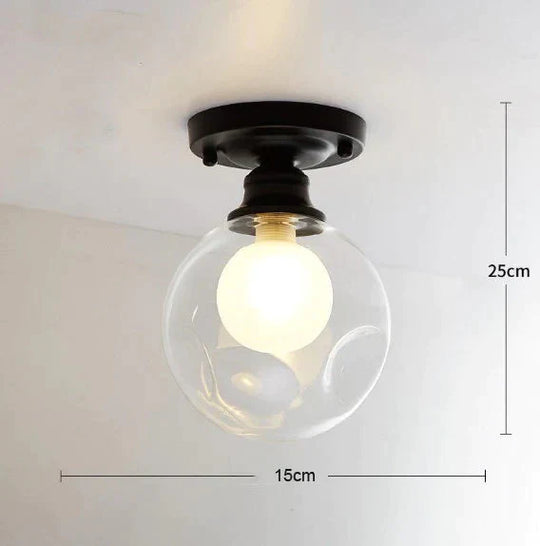 Modern Minimalist Glass Bulb Lamp Ceiling Lamp