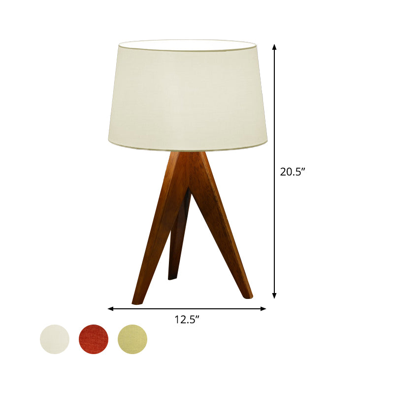 Modern Flare Reading Light In White/Red/Blue - Nightstand Lamp For Living Room