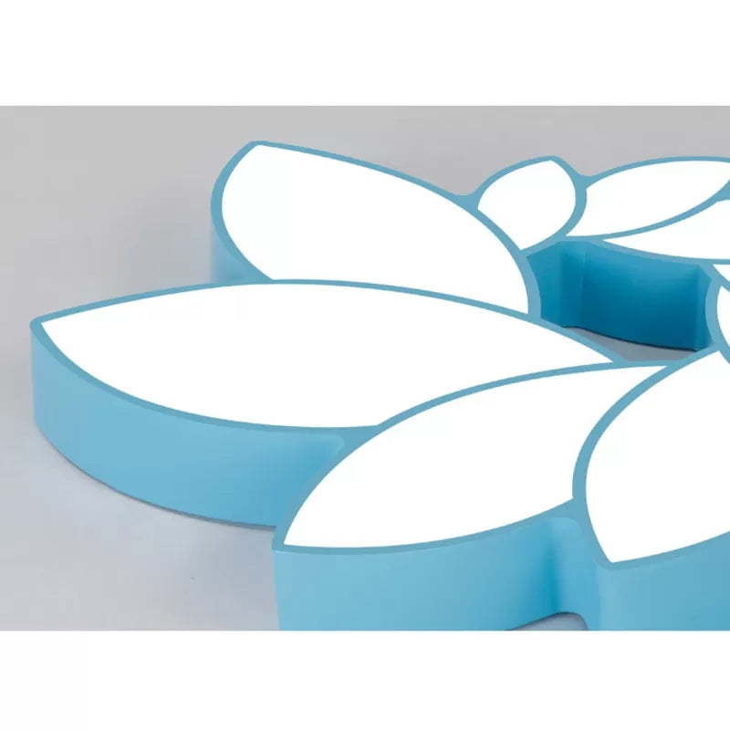 Cartoon Lotus Ceiling Mount Light - LED Flush Light for Baby Bedroom