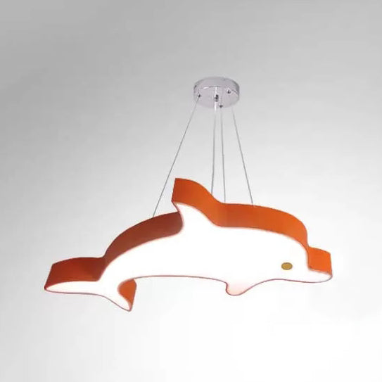 Modern Led Kitchen Pendant Light Delightful Dolphin Acrylic Ceiling Hanging Fixture