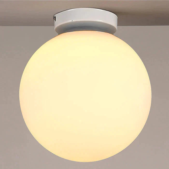 Modern Simple Milk White Ball LED Ceiling Lamp