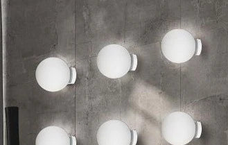 Modern Simple Milk White Ball LED Ceiling Lamp