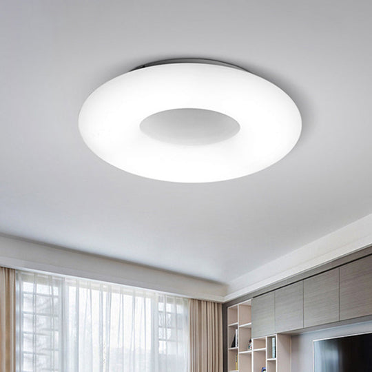 Modern Flush Ceiling Light: Circle/Square Acrylic LED Lamp for Porch and Bathroom