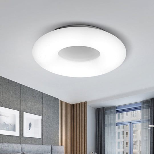 Modern Flush Ceiling Light: Circle/Square Acrylic LED Lamp for Porch and Bathroom