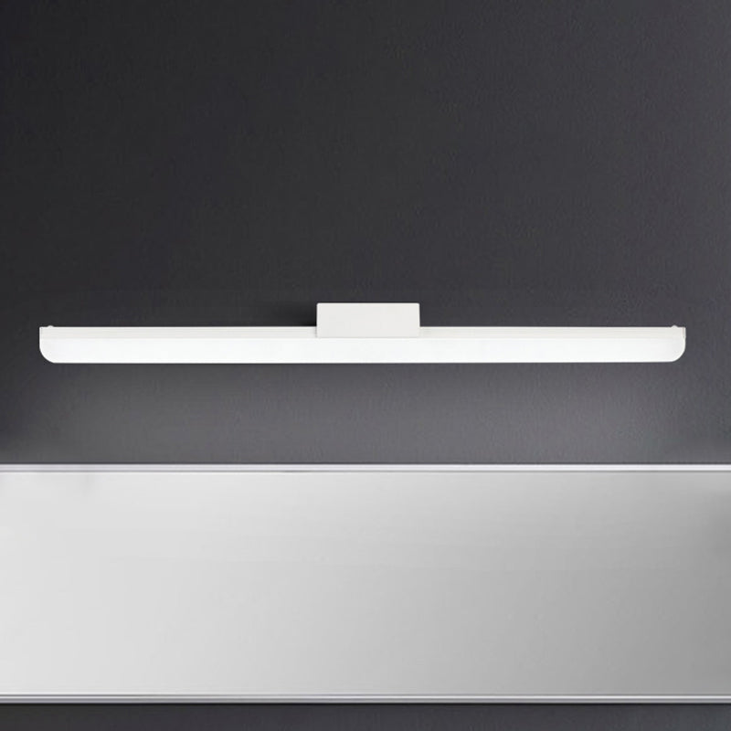 16/20 Ultra-Thin Acrylic Led Wall Light Sconce - Modern Style Black Or White Finish Warm