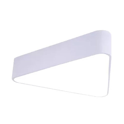 Modern Triangle LED Ceiling Light - Slim Flush Mount Design