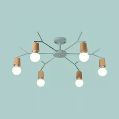 Nordic Branch Chandelier - Stylish Metal Pendant Light For Living Room