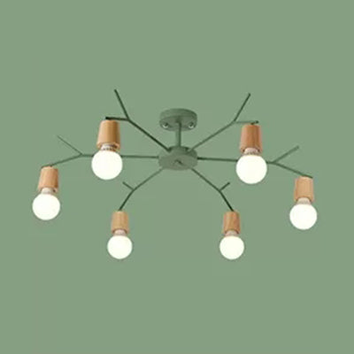 Nordic Branch Chandelier - Stylish Metal Pendant Light For Living Room