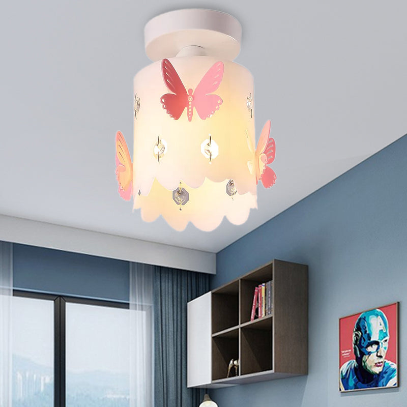 Hollow Butterfly Acrylic Ceiling Lamp for Modern Kitchen Ceiling Mount