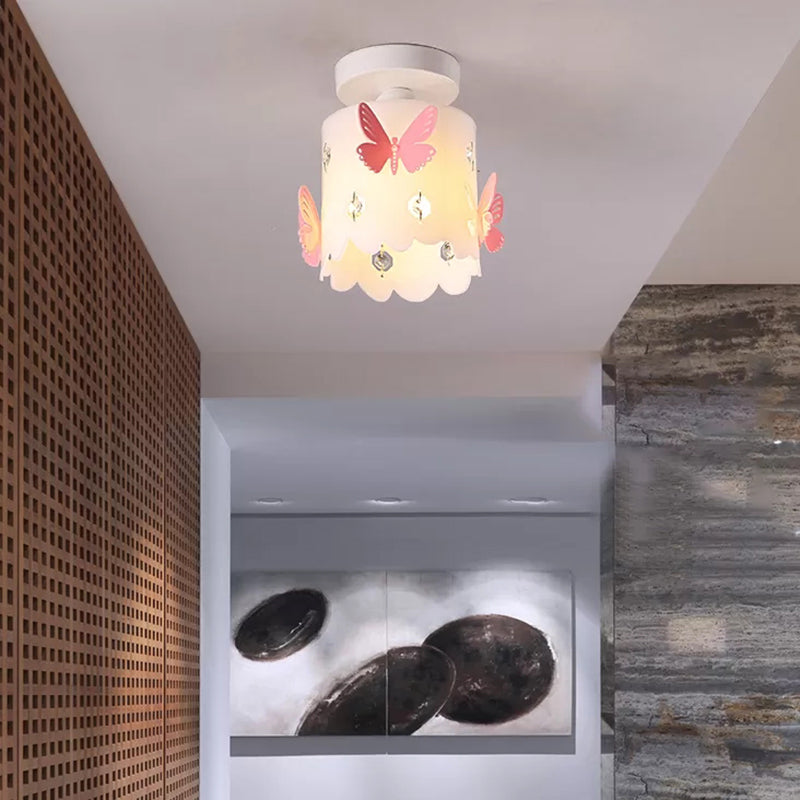 Hollow Butterfly Acrylic Ceiling Lamp for Modern Kitchen Ceiling Mount