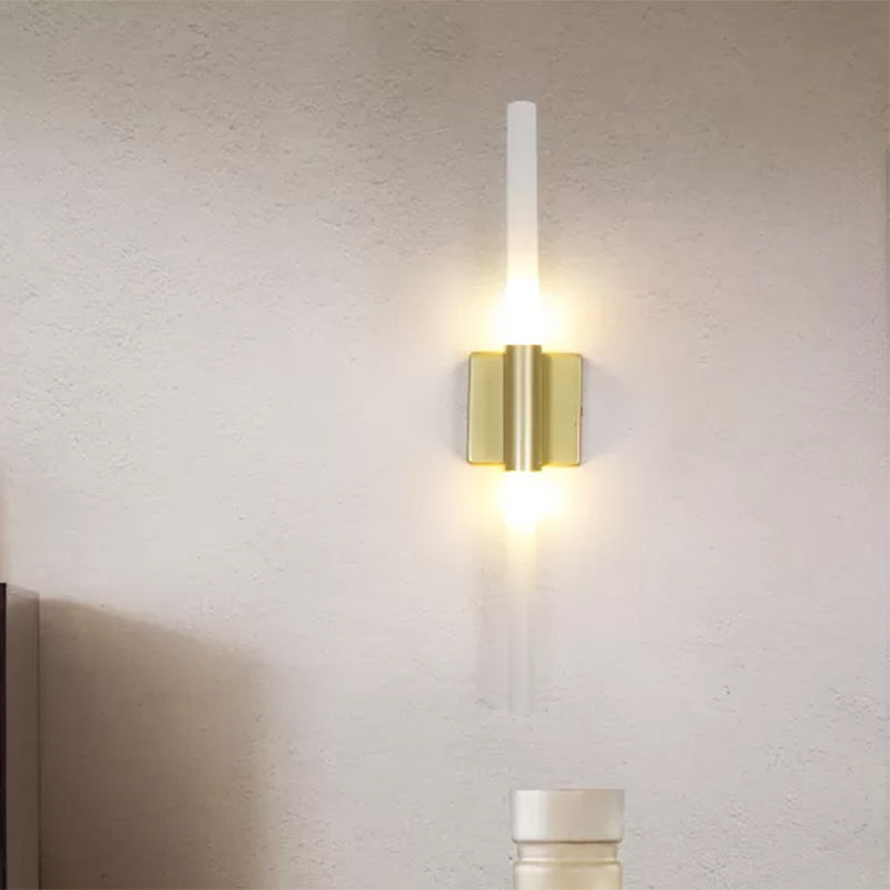 Modern Rotatable Gold Wall Sconce Lighting With 2/4 Metal Heads