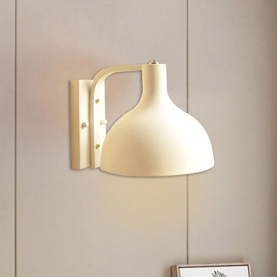 Modern Domed Wall Sconce Light For Entryways And Hallways