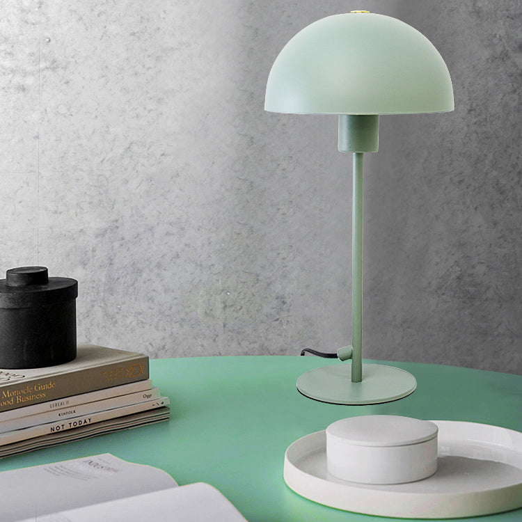 Sleek Macaron Umbrella Desk Lamp For Childs Bedroom