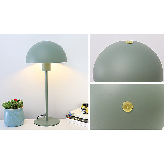 Sleek Macaron Umbrella Desk Lamp For Childs Bedroom