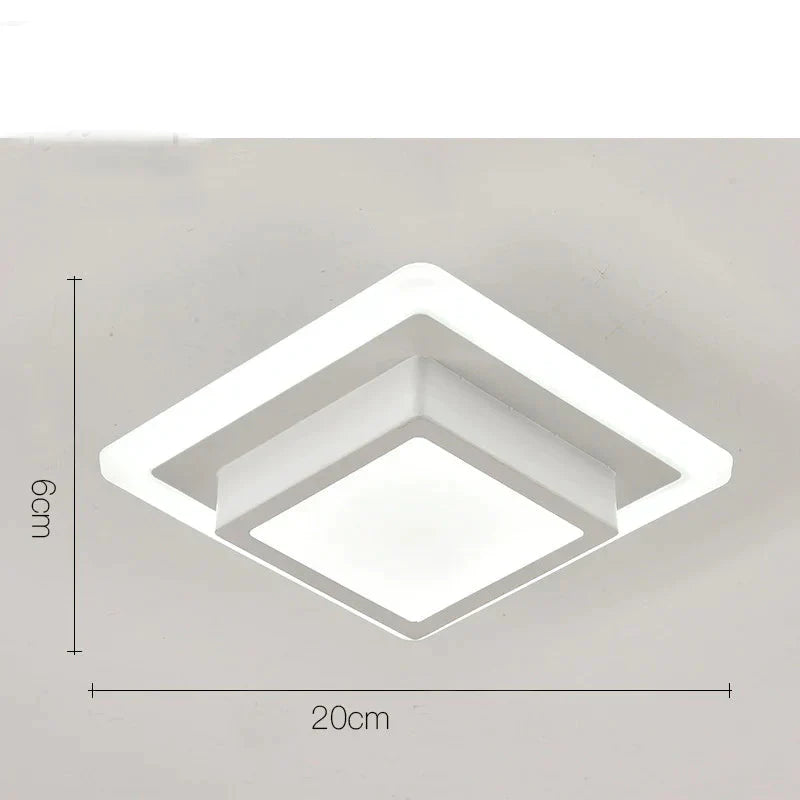 Acrylic Modern Led Ceiling Lights For Corridor Entrance Of Home Lamp Plafonnier Luminaria Lamparas