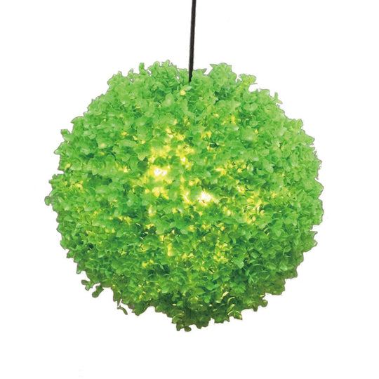 Industrial Green Metal Shade Hanging Lamp - 1 Head Ceiling Light with LED, Perfect for Restaurant and Plants - Sizes: 12"/14"/16" Dia