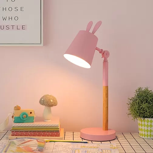 Rotatable Metal Bunny Desk Light: Perfect For Dormitory And Bedroom Study