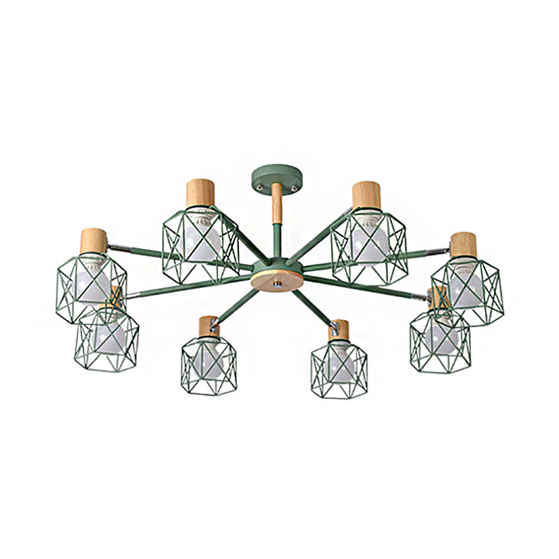 Stylish Macaron Ceiling Pendant: Metal Hanging Light For Nurseries