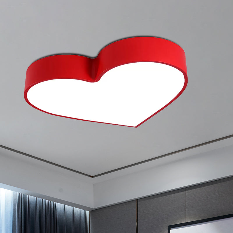 LED Ceiling Lamp for Boy Girl Bedroom - Modern Acrylic Flush Light in Candy Colors