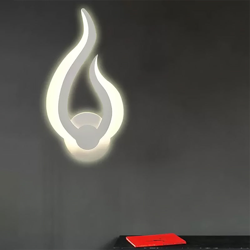 Stylish Fire-Shaped Led Wall Sconce For Kitchen And Dining Room