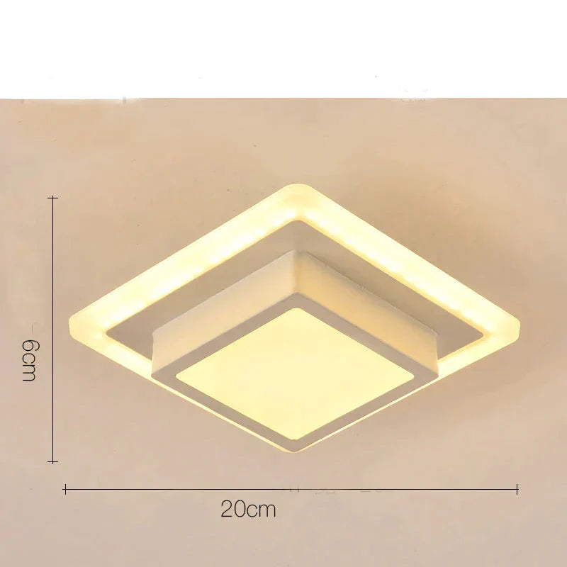 Acrylic Modern Led Ceiling Lights For Corridor Entrance Of Home Lamp Plafonnier Luminaria Lamparas