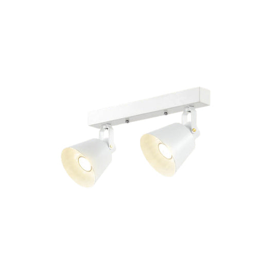 Stylish Bucket Ceiling Light Fixture - Rotatable Semi Flush Mount Lighting With 2/3/4 Lights